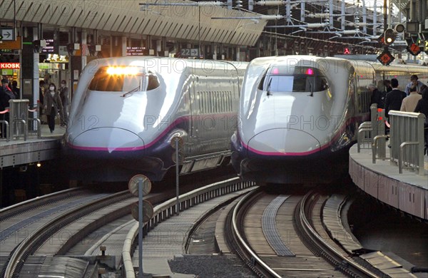 Tohoku Shinkansen series E2 at Tokyo Station Asia