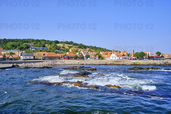 Gudhjem harbour front