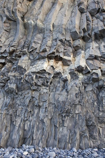 Hexagonal basalt columns