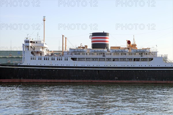 Museum ship Hikawa Maru at Yamashita-koen park Yokohama port Japan