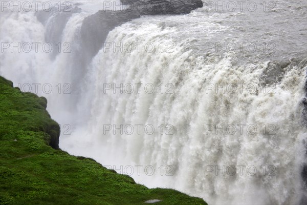 Gullfoss waterfall located in the canyon of Hvita river in southwest Iceland