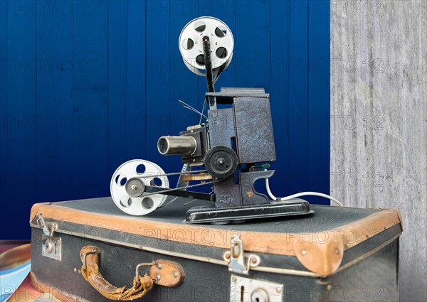 Vintage film projector