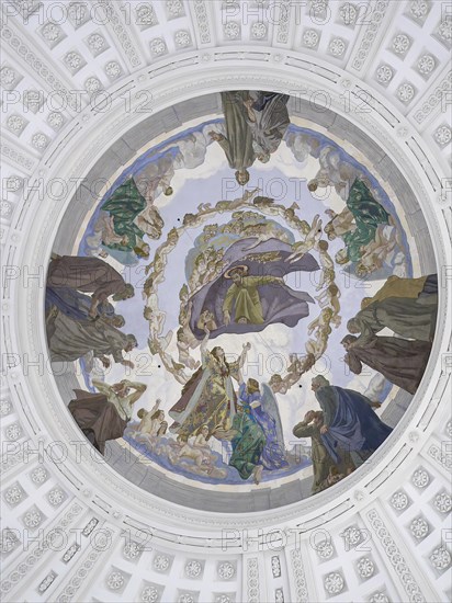 Dome with ceiling painting