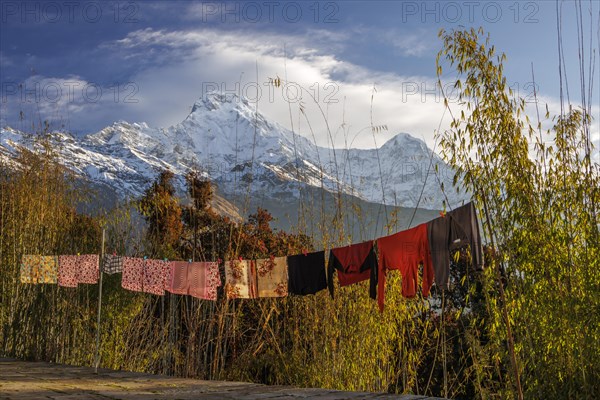 Air-drying clothes