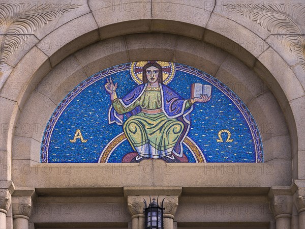 Tympanum over the main portal of the Vasakirche