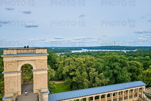 Picturesque view from the Belvedere on the Pfingstberg