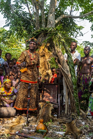 Tribal chief of the Yaka tribe