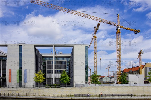 New building complex under construction Marie-Elisabeth-Lueders-Haus