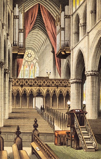 Cathedral with organ