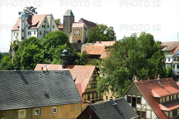 Castle and town of Hohenstein