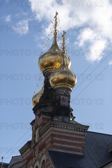 Onion domes of the Alexander Nevski Church