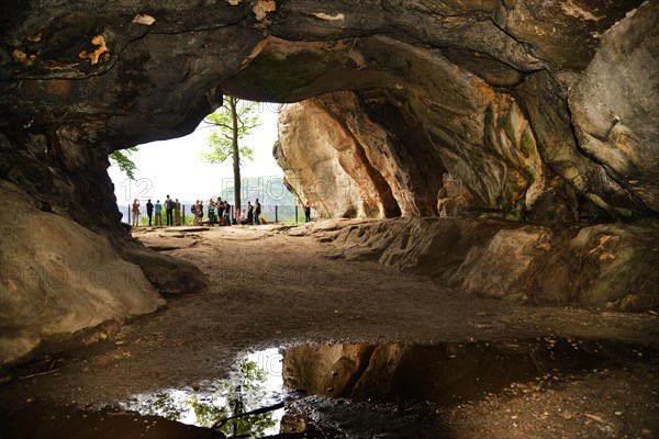 The Elbe Sandstone Mountains in Saxony are characterised by bizarre rock formations and are a popular tourist and hiking area