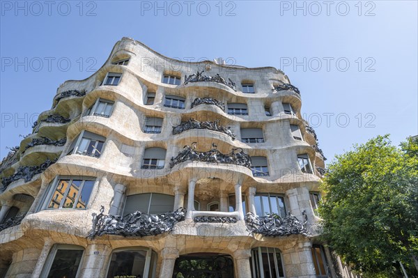 Facade of Casa Mila