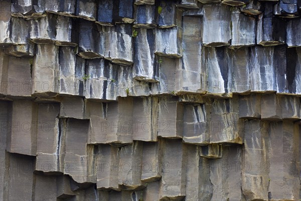 Hexagonal basalt columns