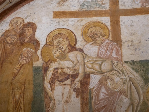 Crypt of frescoes with motifs from the life of Jesus Christ