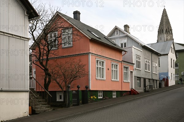 Colourful house in Reykjavik