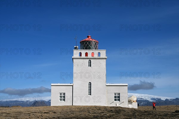 Dyrholaey Lighthouse on the south coast of Iceland