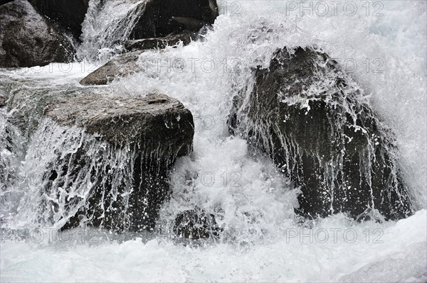 Waterfall in the Hautes-Pyrenees near Cauterets