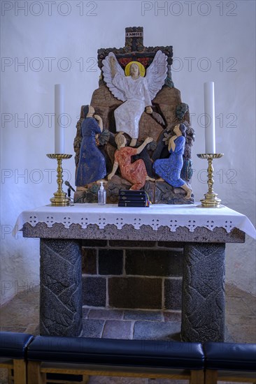 Altar and altarpiece of the Sankt Ols Kirke