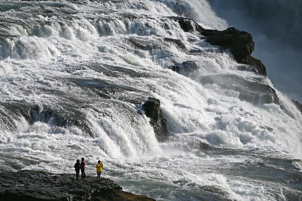 Gullfoss Waterfall in the South of Iceland