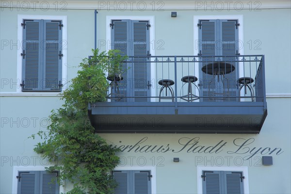 House facade with balcony