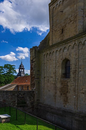 Former Benedictine monastery of St. Wigbert in Goellingen near Bad Frankenhausen in Kyffhaeuserland