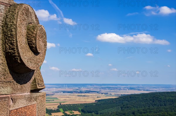 Kyffhaeuser Monument on Kyffhaeuser Mountain