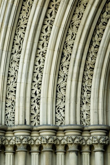 Architecture details Town Hall Manchester UK