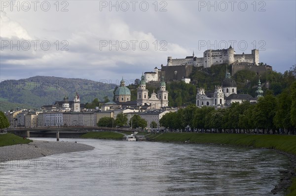 View of the Old Town and Hohensalzburg Fortress