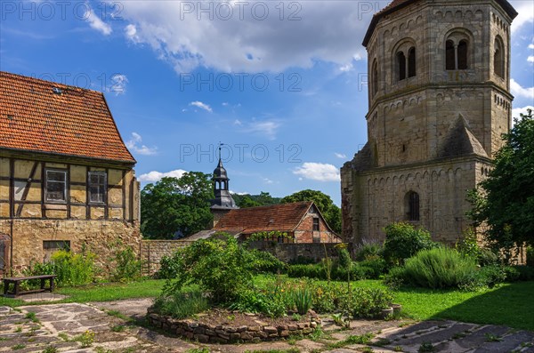 Former Benedictine monastery of St. Wigbert in Goellingen near Bad Frankenhausen in Kyffhaeuserland