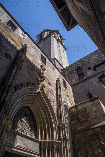 Entrance portal and tower