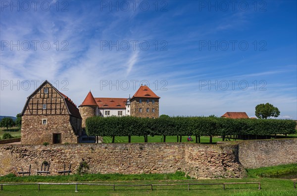 Parts of the building complex of Heldrungen Castle and Fortress