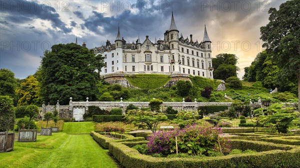 Dunrobin Castle seen from the garden