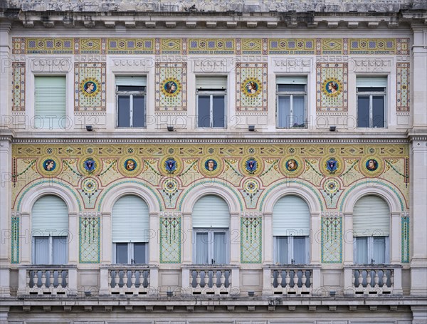 Mosaic facade of the Palazzo del Governo
