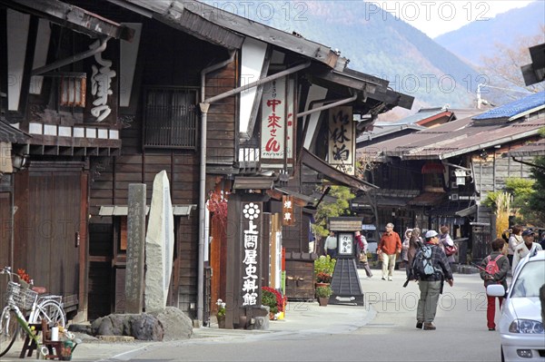 Narai-juku traditional small town in Nagano Japan