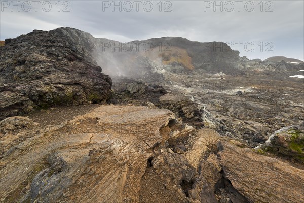 Fumaroles at Leirhnjukur