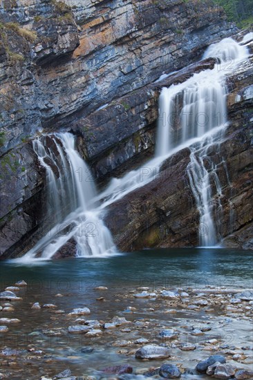 Cameron Falls in Waterton Lakes National Park