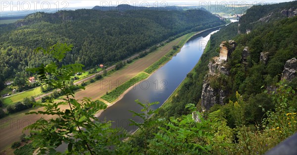 The Elbe Sandstone Mountains in Saxony are characterised by bizarre rock formations and a popular tourist and hiking area