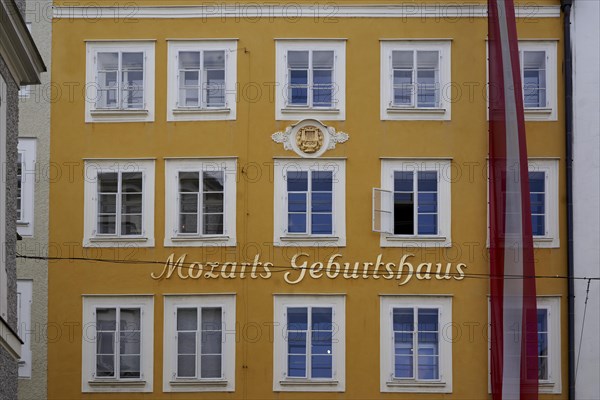 Mozart's birthplace in Getreidegasse