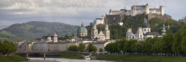 View of the Old Town and Hohensalzburg Fortress