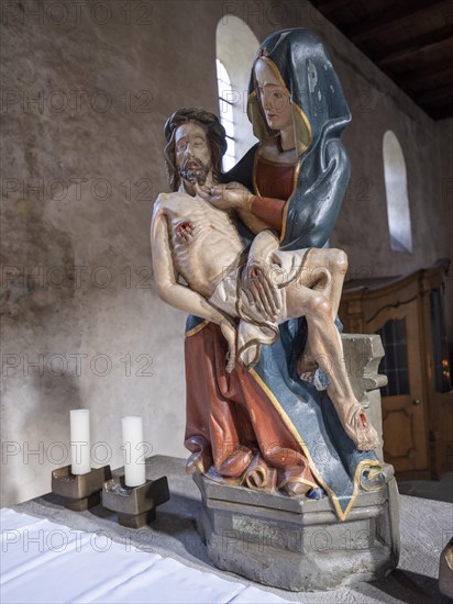Pieta in the aisle of the Minster of St. Mary and St. Mark