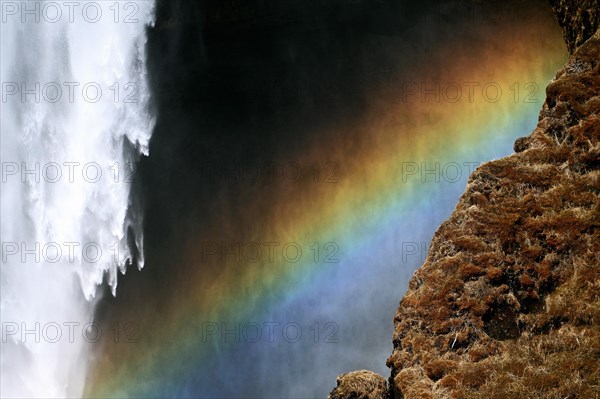 Skogafoss Waterfall on the South Coast of Iceland