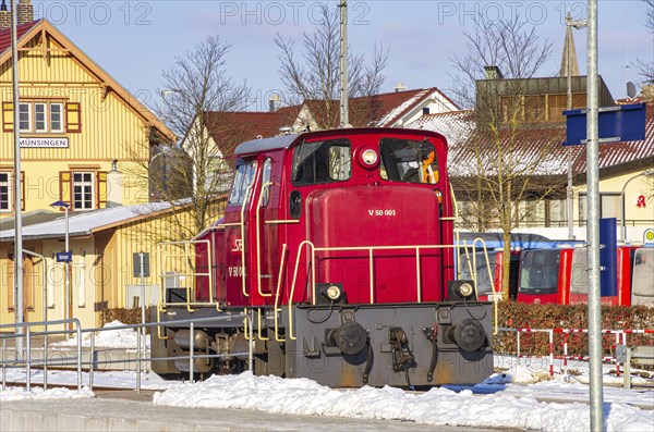 Railway and station scene