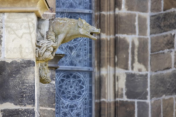 Anti-Semitic sculpture of a Jew sow