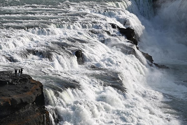 Gullfoss Waterfall in the South of Iceland