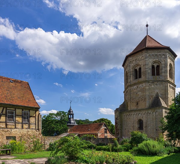 Former Benedictine monastery of St. Wigbert in Goellingen near Bad Frankenhausen in Kyffhaeuserland