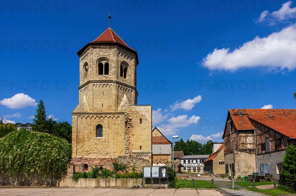 Former Benedictine monastery of St. Wigbert in Goellingen near Bad Frankenhausen in Kyffhaeuserland