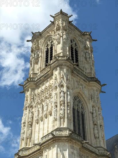 Nevers. Bohier Tower of Cathedral Saint Cyr and Sainte-Julitte. Nievre department. Bourgogne Franche Comte. France