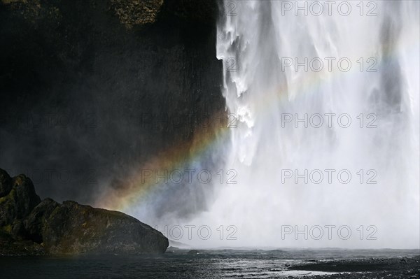 Skogafoss Waterfall on the South Coast of Iceland