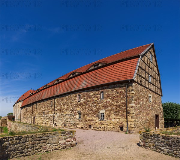 Parts of the building complex of Heldrungen Castle and Fortress